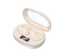 Auriculares Tooth Dobles Mini Auriculares inalámbricos Verdaderos 5,3 con Gancho para la Oreja, sin Auriculares, Pantalla Digital, Auriculares internos con Bluetooth para Auriculares (A, One Size)