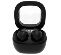 Auriculares Tooth Pareja Pantalla Digital Transparente Batería Auricular Reducción de Ruido Sonido Ultra Larga Resistencia Binaural Ultra Auriculares Tooth Compatible (Black, 4.00)