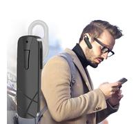 Auriculares Tooth Resistentes Sudor Auriculares Bluetooth Inalámbrico Reducción de Ruido Ultraligero Conducción Deportiva Gancho para la Oreja de un Solo Lado Auriculares Tooth (Black, One Size)