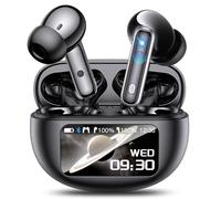 Auriculares Traductor en Tiempo Real, 144 Idiomas Traductor Instantaneo de voz, EUQQ 3 in 1 AI Auriculares Inalambricos Bluetooth Cancelación Activa de Ruido, Traducción Rápida, HiFi Estéreo,IP7 Negro