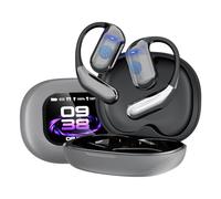 Auriculares Traductor en Tiempo Real AI, Auriculares Traductores Simultaneos, 144 Idiomas Traductor Instantaneo de Voz con Pantalla Táctil LCD, Bluetooth 5.4, para Viajes, Negocios, Estudio (Gris)