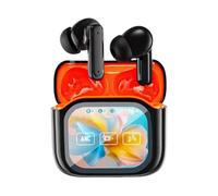 Auriculares traductores - Auriculares inalámbricos con IA, cancelación de ruido en tiempo real | Pantalla LED de 140 idiomas para estudiar, viajar, aprender, estudiantes, hombres, mujeres