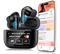Auriculares traductores de idiomas AI, dispositivo traductor Bluetooth de 144 idiomas y acentos, 8 traducción de idiomas sin conexión, auriculares traductores bidireccionales para aprendizaje de