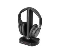 Auriculares Trevi FRS 1480 R inalámbricos y con cable Bluetooth para música negro