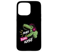 Auriculares Trex Bass Music Rock Techno Dinosaur Band Carcasa para iPhone 15 Pro MAX