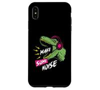 Auriculares Trex Bass Music Rock Techno Dinosaur Band Carcasa para iPhone XS MAX