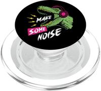 Auriculares Trex Bass Music Rock Techno Dinosaur Band PopSockets PopGrip para MagSafe