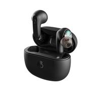 Skullcandy Rail Auriculares In-Ear Inalámbricos, 42 h de Autonomía, Skull-iQ, con Alexa Habilitada, Micrófono, Compatibles con iPhone Android y Dispositivos Bluetooth - Negro