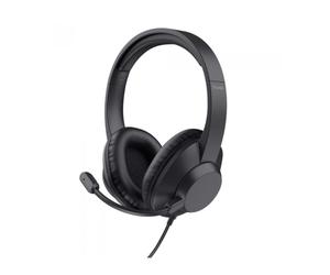 Auriculares trust ayda max/ con micrófono/ jack 3.5/ negros