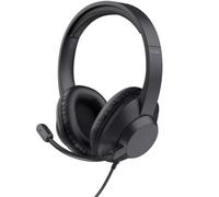 Auriculares con cable TRUST Ayda Max (Over Ear - Micrófono - Negro)
