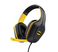 Auriculares Trust GXT 415BM ZIROX con cable Jack 3,5 mm para gaming, micrófono plegable, diadema ajustable, negro y amarillo