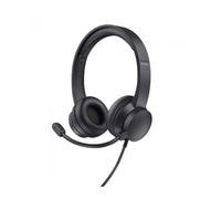 Auriculares Trust HS-201 USB/ con Micrófono/ USB/ Negros