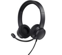 Auriculares Trust HS-260/ con Micrófono/ USB/ Negros
