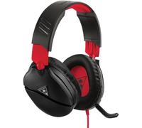 Auriculares Turtle Beach Recon 70 con cable Jack 3,5 mm Gaming Micrófono Flip-to-Mute Negro Rojo