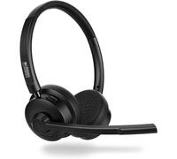Auriculares Urban Factory Movee inalámbricos Bluetooth 5.3 para oficina con reducción de ruido negros