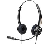 Auriculares Urban Factory Movee USB con cable USB-A, Micrófono Boom, Negro
