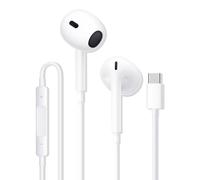 Auriculares USB C, auriculares in-ear tipo c cable con micrófono y control de volumen, compatible con iPhone 16/15 Plus/Pro Max/Huawei P40/P30/P20Pro/Samsang S21/S20 FE/Galaxy/Google/Xiaomi