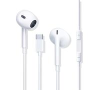 Auriculares USB C, Cascos intrauditivos Tipo C con Micrófono, Control de Volumen y Sonido Puro, Compatible con iPhone 15/16 16 Pro/Samsung S20/S21/Huawei/P20 Pro/30 pro/P40/Google Pixel 3/4
