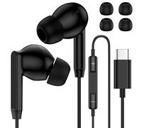 Auriculares USB C con cable para iPhone 17 Pro Max 17e 17 Air 16 15 Samsung Ear Buds auriculares tipo C con cable para Samsung Galaxy S26 Ultra A17A16 5G A56 A26 S26 S25 S24 con micrófono