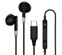 Auriculares USB C con cable para Samsung A37 A36 A57 A56 A17 A16 S26 S25 S24 S23 FE S22 S21 Auriculares intraurales tipo C con micrófono control de volumen estéreo para iPhone 17e/17/16/15 Pro Max