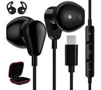 Auriculares USB C con Cable para Samsung A37 A57 Galaxy A56 A27 Pixel 9a 10 | Estéreo HiFi Tipo C Audifonos con Microfono Cancelación Ruido para iPhone 16e 17 Pro Max 5G Redmi Note 15 Xiaomi POCO X8 Pro