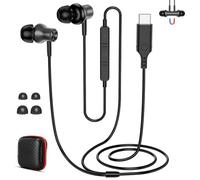 Auriculares USB C con Cable Tipo c para Honor 600 Smart 5G Magic8, Gunmetal