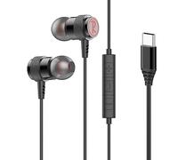 Auriculares USB C Earbuds,in-ear tipo C magnéticos auriculares con cable micrófono, espuma de memoria para iPhone 15 Pro Max MacBook Pro/Air, Samsung Galaxy S23 S22 Ultra S20 Note 20 10, Google Pixel