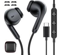 Auriculares USB C,Estéreo Tipo C Audifonos con Cable para iPhone 16e 17 Pro | Auricular con Micrófono Cancelación de Ruido para iPad Air Mini Samsung Galaxy A56 A36 A55 A37 A57 A27 5G Xiaomi 17 OPPO RENO
