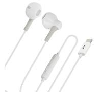 Auriculares USB-C Kit Manos Libres de 1,2 m Marca Akashi - Blanco