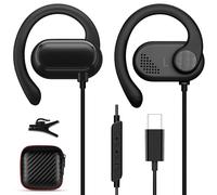 Auriculares USB C Oreja Abierta para iPhone 17 Pro Max Galaxy S26 Ultra A57 | Auriculare USB C con Micrófono Auriculares con Cable Tipo C para Samsung A17 A16 A56 A36 S25 S24 POCO X8 X7 Pro Pixel 10a 9a