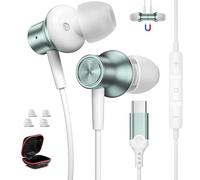 Auriculares USB C para Google Pixel 10a 9Pro 9a 8a 7a, auriculares internos magnéticos USB C con cable tipo C con micrófono para iPhone 17, 16 Pro Max, Samsung S26 Ultra, A56, A16, A17, S25, Ultra