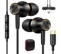 Auriculares USB C para iPhone 15 16 Pro 17 Air Xiaomi 15 Pad 7 6 5,Magnéticos Estéreo Cancelación Ruido Auriculares USB Tipo C con Microfono para Samsung Galaxy A34 A54 A55 A35 A36 OnePlus 13 Pixel 9a