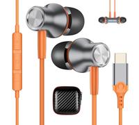 Auriculares USB C para iPhone 15 16 Pro 17 Air Xiaomi 15 Pad 8,Magnéticos Estéreo Cancelación Ruido Auriculares USB Tipo C con Microfono para Samsung Galaxy A37 A57 A55 A35 A36 POCO X8 Pro X7 Pixel 9a