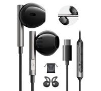 Auriculares USB C para iPhone 15 16 Pro MAX Plus Samsung S24 S25 S23 Ultra S22 A55 A54 A53 5G Auriculares Tipo C con Micrófono Control Volumen Auriculares con Cable Tipo C para Pixel 8 7 Xiaomi 14