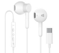 Auriculares USB C para iPhone 16 15, In-Ear Auriculares Tipo C con Micrófono Control de Volumen de Llamadas Compatible con Samsung Galaxy S24 Ultra S23 Ultra S22 Ultra S21, iPhone 16/15 Pro, iPad Pro