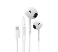 Auriculares USB C para iPhone 16 tipo C auriculares con micrófono y mando a distancia cancelación de ruido para iPhone 16/15 Pro, iPad Pro, Galaxy S23/S22/S21/S20/Ultra Note 10/20, Pixel 7/6/6a/5/4