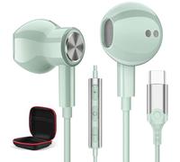 Auriculares USB C para iPhone 16e 17 Pro Max Pixel 9a 8a 10Pro, auriculares magnéticos USB C con micrófono tipo C, auriculares con cable para Samsung A17 A56 A36 A55 A35 A54 A53 A33 S25 S24 Ultra S23