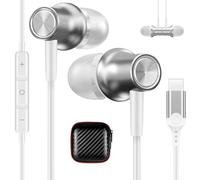 Auriculares USB C para iPhone 17 16 15 Pro Max 5G Galaxy A55 A35 A54 A34,Magnéticos Cancelación Ruido Estéreo Audifonos Tipo C con Micrófono para Samsung S26 Xiaomi 13T 14 POCO X7 Pad6 5 Pixel 9 8 Pro