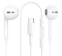 Auriculares USB C para iPhone 17 16 15 Pro Max, auriculares in-ear USB C con micrófono y control de volumen, auriculares Hi-Fi estéreo DAC para Samsung S26 S25 S24 Ultra A55 A56, Pixel 10 9, iPad Pro