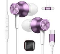 Auriculares USB C para iPhone 17 16e 15 Pro Max 5G Galaxy A37 A57 A36 A56 | Magnéticos Cancelación Ruido Estéreo Audifonos Tipo C con Micrófono para Samsung S26 Xiaomi 17T 15 POCO X8 Pad8 7 Pixel 10 9a