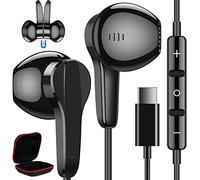 Auriculares USB C para iPhone 17 Air 16e 5G Samsung Galaxy A57 A37 A27 A56 | Estéreo Magnéticos Auricular con Micrófono Cable Audifonos Tipo C para Pixel 10 9a Google 8a Xiaomi 17T POCO X8 Pro Max iPad