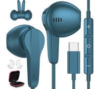 Auriculares USB C para iPhone 17 Air 16e 5G Samsung Galaxy A57 A37 A27 A56 | Estéreo Magnéticos Auricular con Micrófono Cable Audifonos Tipo C para Pixel 10 9a Google 8a Xiaomi 17T POCO X8 Pro Max iPad
