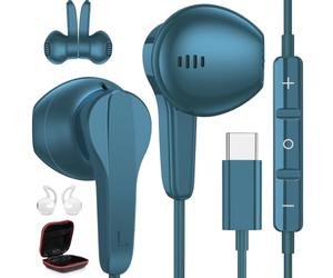 Auriculares USB C para iPhone 17 Air 16e 5G Samsung Galaxy A57 A37 A27 A56 | Estéreo Magnéticos Auricular con Micrófono Cable Audifonos Tipo C para Pixel 10 9a Google 8a Xiaomi 17T POCO X8 Pro Max iPad