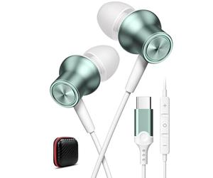 Auriculares USB C para Pixel 9 8 Pro Google 7,Magnéticos Audifonos Tipo C con Micrófono Cable,Cancelación Ruido Auriculares para Samsung Galaxy A55 A35 A34 A54 5G A53 iPhone 16 15 Mi 14 13 Poco X6 Pro