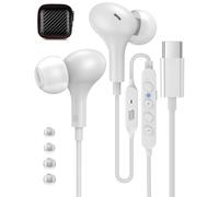 Auriculares USB C para Samsung A55 A35 A54 A34 A53 A33 Pixel 8a 9 Pro S24 Ultra, auriculares in-ear USB C Conector magnético USB C Auriculares tipo C Auriculares para iPhone 16 15 Pro Oneplus 11 Poco