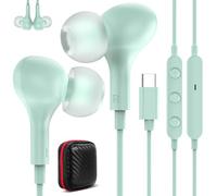 Auriculares USB C para Samsung A57 A37 A27 5G Galaxy A56 A36 A55 A35 A54 | Magnéticos Cancelación Ruido Audifonos Tipo C con Cable Micrófono para Google Pixel 10a 9 8 iPhone 17e 16 Pro Xiaomi 17T iPad
