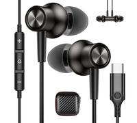 Auriculares USB C para Samsung A57 A37 A27 5G Galaxy A56 A36 A55 Pixel 10 9 | Estéreo Cancelación de Ruido Tipo C Audifonos con Cable Micrófono Auricular para iPhone 16 17 Pro Max iPad Air Mini Xiaomi 17