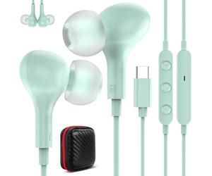 Auriculares USB C para Samsung Galaxy A54 5G A34 A55 A35 A33 A53,Magnéticos Cancelación Ruido Audifonos Tipo C con Cable Micrófono para Google Pixel 9 8 Pro 7a 6 iPhone 15 16 Pro Xiaomi 14 13T iPad