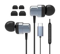 Auriculares USB-C para Samsung Galaxy A56, A55, A54, A53, A36, A35, A34, A26, A16 y iPhone 16, 15, iPad 5, 6, 7, Pro, Air, Pixel 8, 9 con micrófono