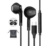Auriculares USB C para Samsung Galaxy S23 S22 Ultra S24 S21 FE A53 A54 In-Ear Auriculares USB Tipo C con Cable Micrófono intrauditivos para iPhone 15 Pro Max iPad Pro 2022 iPad Air 5/Mini 6, Pixel 8 7